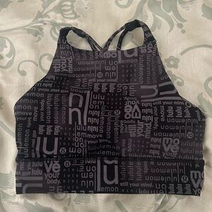 Lululemon Black and Brown Sports Bra